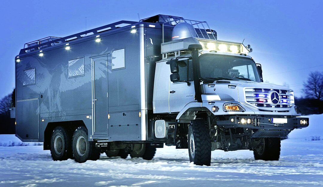 2011 Hünerkopf Mercedes Benz Zetros 6x6 Expeditionsmobil