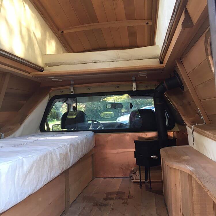 1982 Subaru Brat Wooden Camping Cabin